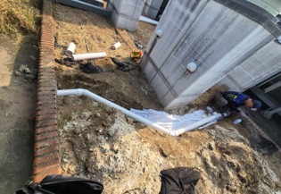 마곡나루역캐슬파크 — 옥상 화단 우수배관 교체